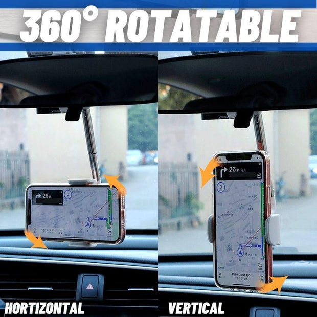 360° Rearview Mirror Phone Holder - Sp-rona.co.uk