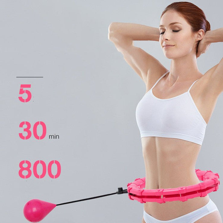 Adjustable fitness hoop that won't fall: Slim your waist and lose weight with this abdominal exercise! - Sp-rona.co.uk