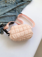 Bubble Texture Adjustable Strap Crossbody Bag - Sp - rona.co.uk