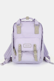 Himawari Contrast Water and Scratch - Resistant Nylon Backpack Bag - Sp - rona.co.uk