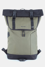 Himawari Contrast Waterproof Canvas Backpack Bag - Sp - rona.co.uk