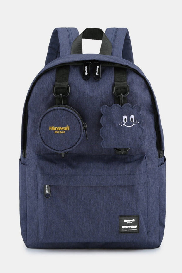 Himawari Waterproof Canvas Backpack Bag with Removable Coin Purse - Sp - rona.co.uk