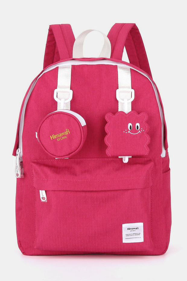 Himawari Waterproof Canvas Backpack Bag with Removable Coin Purse - Sp - rona.co.uk