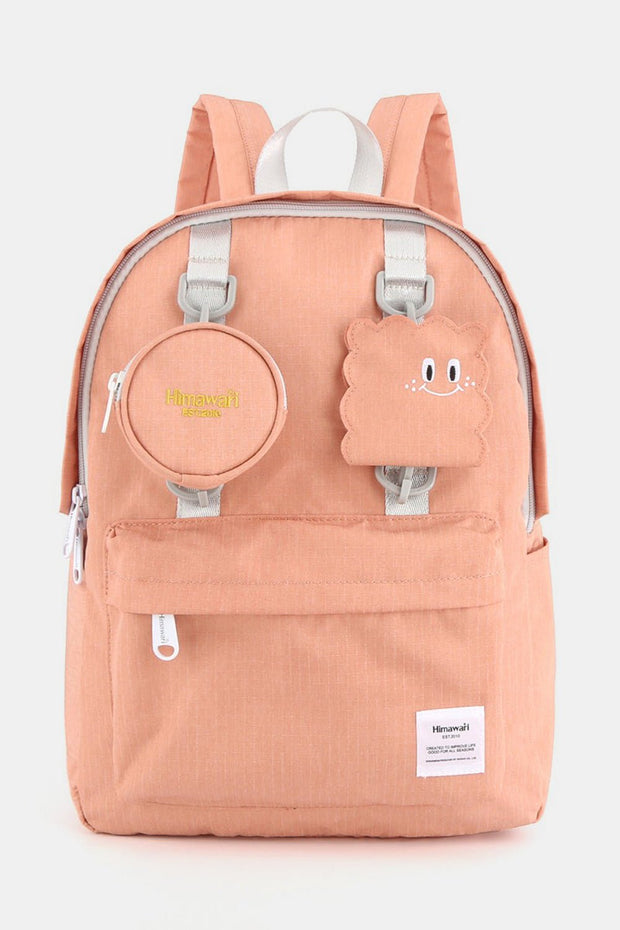 Himawari Waterproof Canvas Backpack Bag with Removable Coin Purse - Sp - rona.co.uk