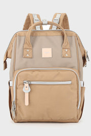 Himawari Waterproof Canvas Backpack Bag with Side Pockets - Sp - rona.co.uk