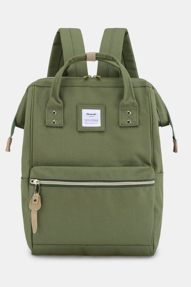 Himawari Waterproof Canvas Backpack Bag with Side Pockets - Sp - rona.co.uk