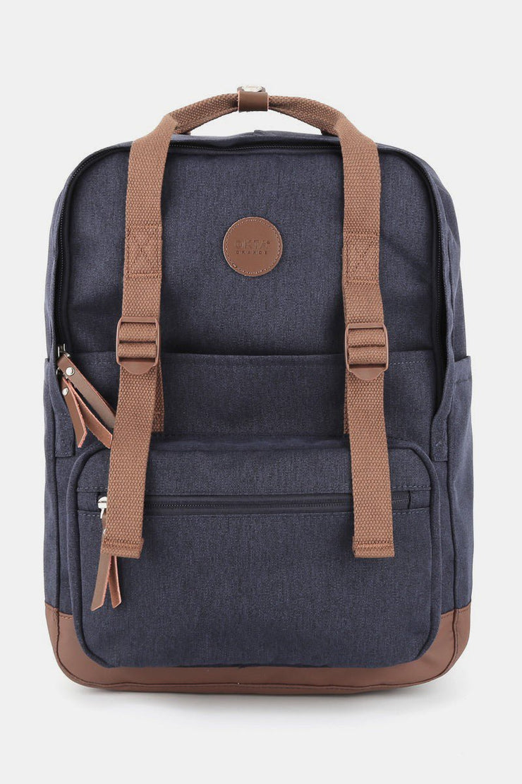 Himawari Waterproof Canvas Backpack Bag with Side Pockets - Sp - rona.co.uk