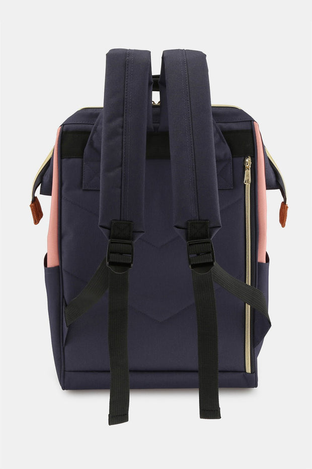 Himawari Waterproof Canvas Backpack Bag with Side Pockets - Sp - rona.co.uk