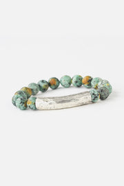 Natural Stone Beaded Bracelet - Sp - rona.co.uk