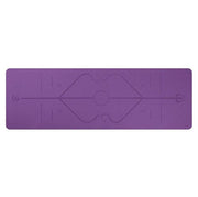 Non-slip Yoga Mat with position lines: Ideal for beginners! - Sp-rona.co.uk