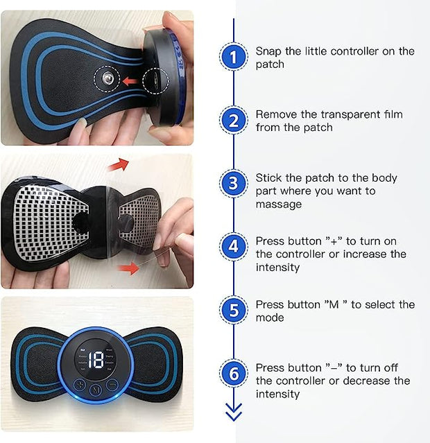 Portable Mini Massager | Stick it anywhere and relax your whole body - Sp-rona.co.uk