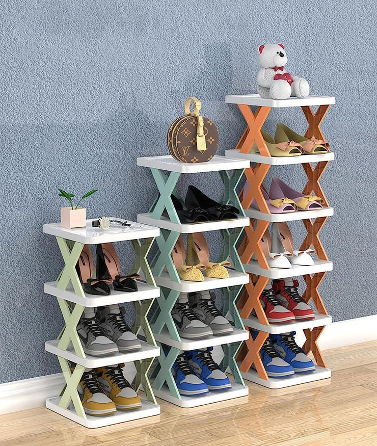 Smart Foldable Shoes Shelf 5 Tier Shoe Rack - Sp-rona.co.uk