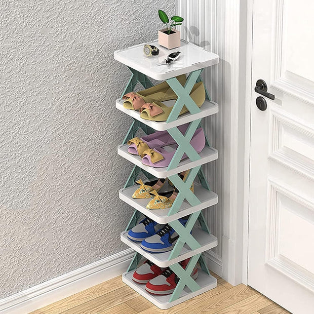 Smart Foldable Shoes Shelf 5 Tier Shoe Rack - Sp-rona.co.uk