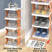 Smart Foldable Shoes Shelf 5 Tier Shoe Rack - Sp-rona.co.uk