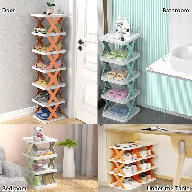 Smart Foldable Shoes Shelf 5 Tier Shoe Rack - Sp-rona.co.uk