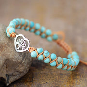 Turquoise Beaded Bracelet - Sp - rona.co.uk