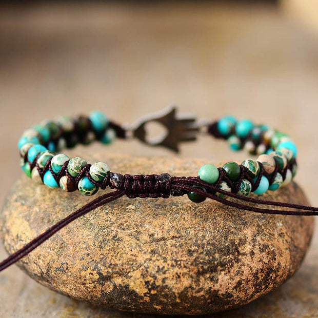 Turquoise Beaded Bracelet - Sp - rona.co.uk