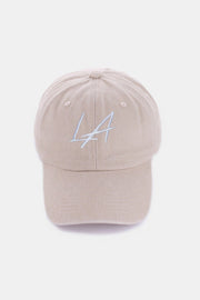 Zenana Washed Embroidered City Baseball Cap - Sp - rona.co.uk